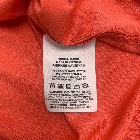 Nike Golf Shirt Juniors Girls Youth XL Victory Dri Fit Polo Nectarine Orange - Picture 9 of 12